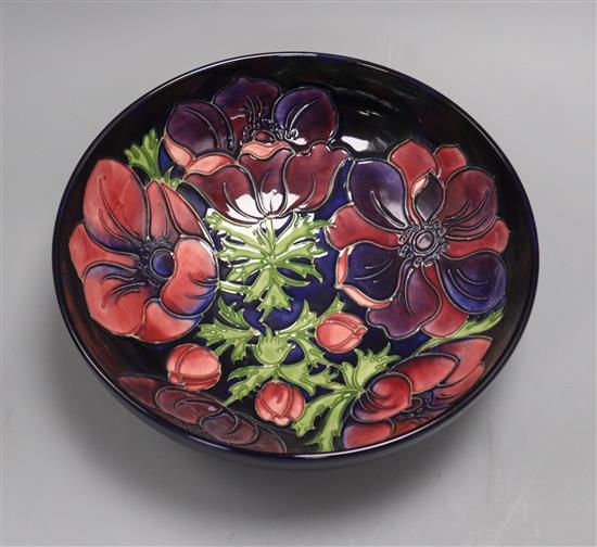 A Moorcroft anemone bowl height 26cm
